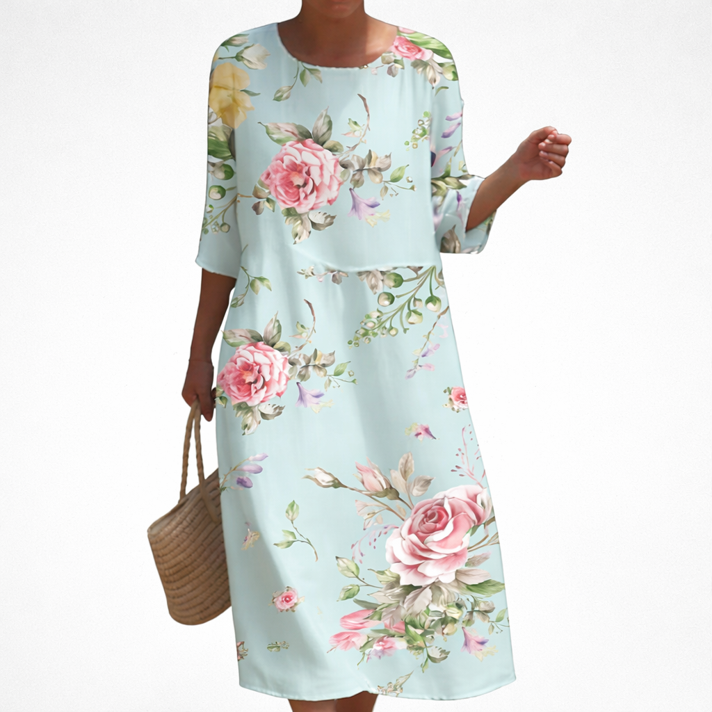 Rosalie - Chic and Comfortable Long Flowing Dress