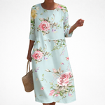 Rosalie - Chic and Comfortable Long Flowing Dress