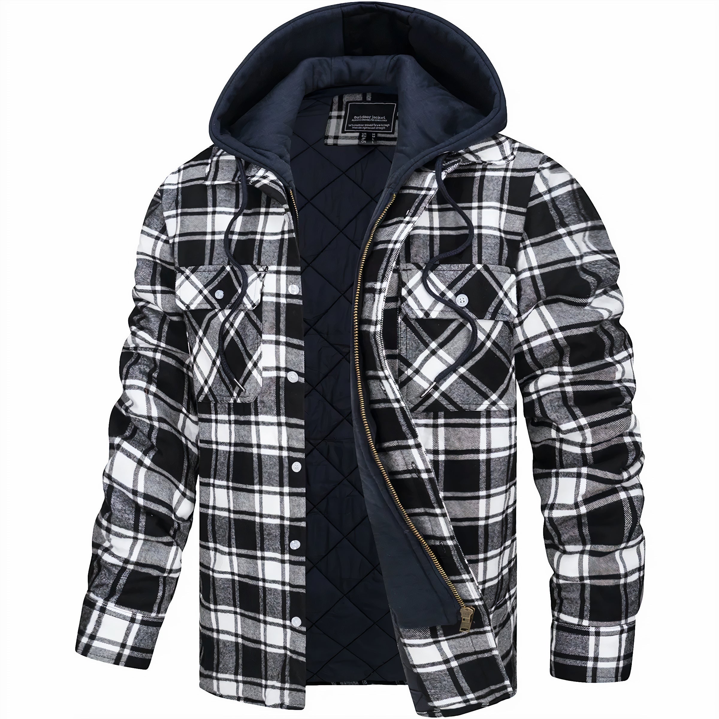 Lyonard™ | Zip-Up Checked Jacket