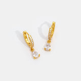 Madeleine – Silver Open Circle Earrings
